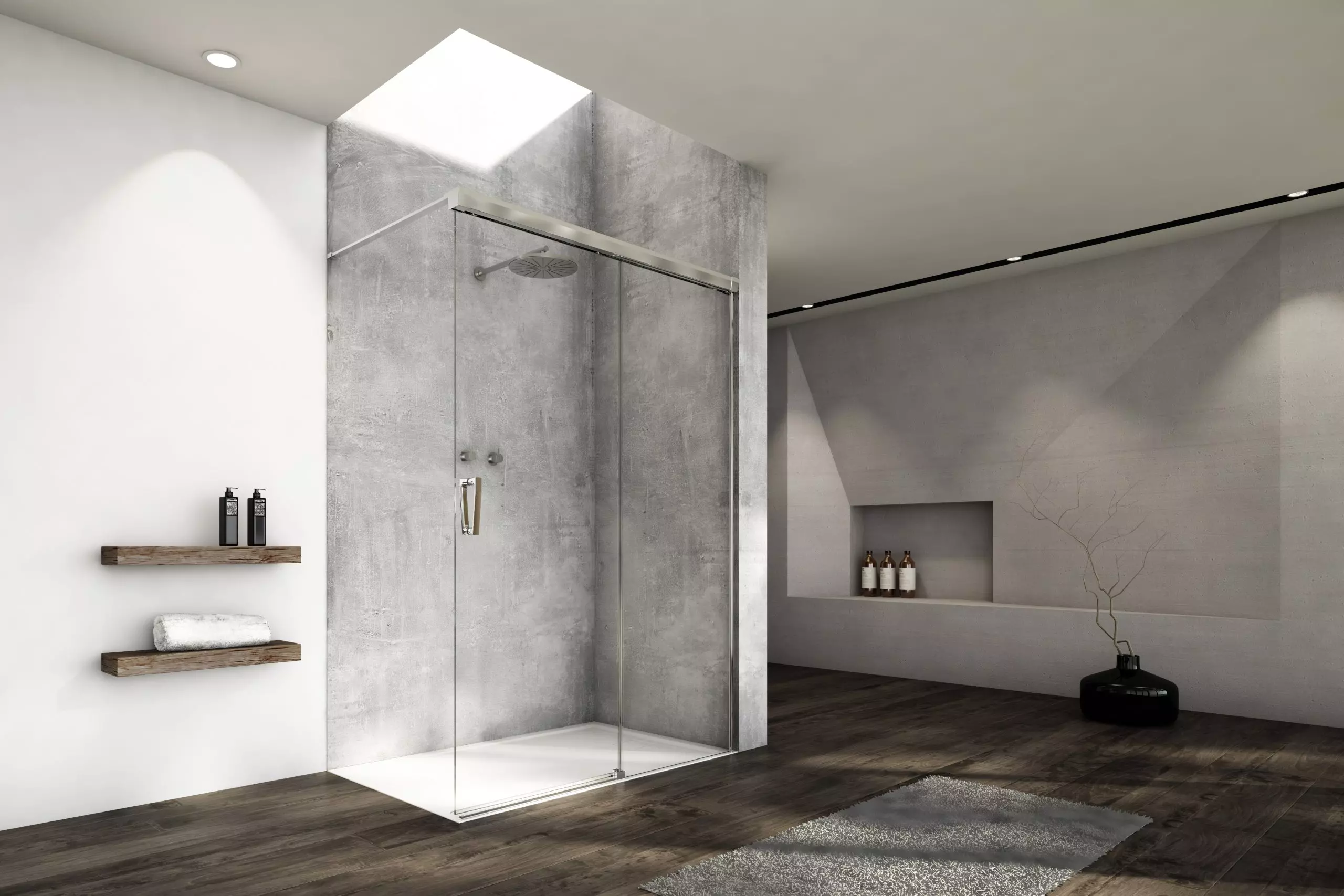 Cadura - SANSWISS - Paroi de douche - Alsace Carreaux