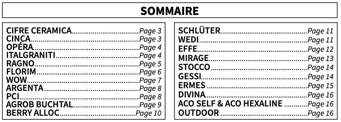 sommaire